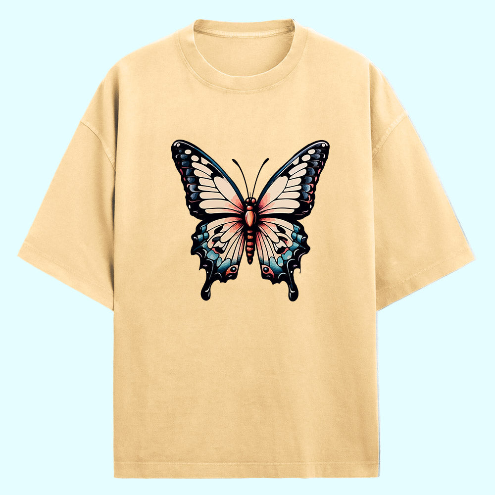 Butterfly (Front Print) Oversized T-Shirt