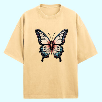 Butterfly (Front Print) Oversized T-Shirt