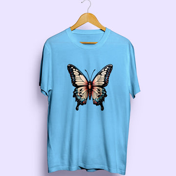 Butterfly Half Sleeve T-Shirt
