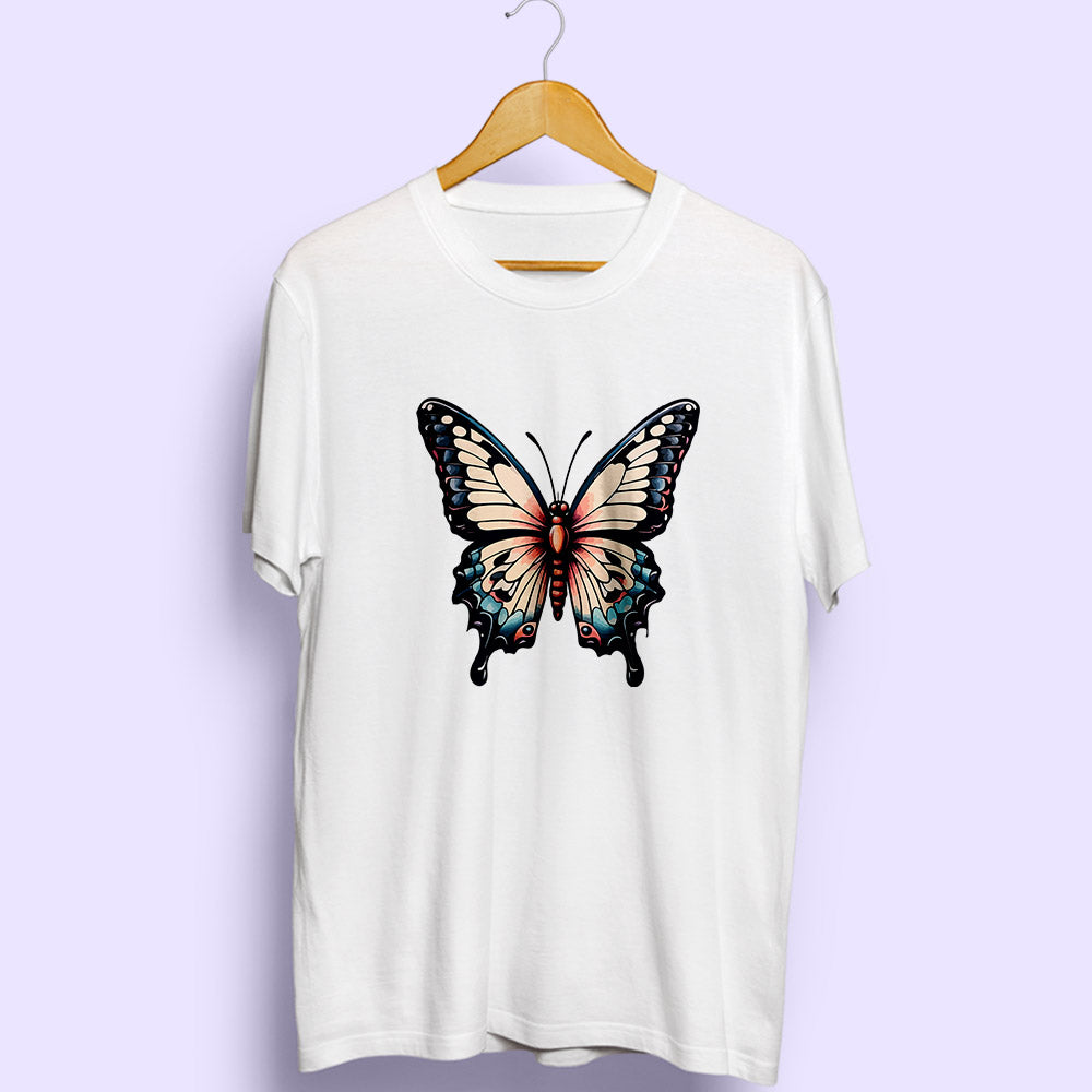 Butterfly Half Sleeve T-Shirt