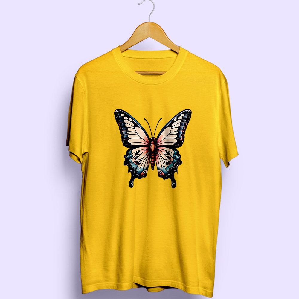 Butterfly Half Sleeve T-Shirt