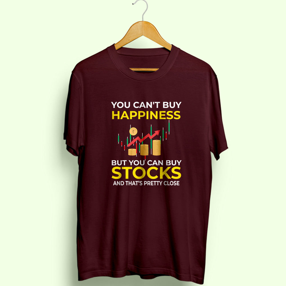 Buy Stocks Half Sleeve T-Shirt - Soul & Peace
