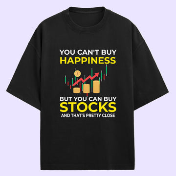 Buy Stocks (Front Print) Oversized T-Shirt