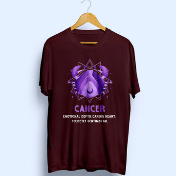 Cancer Half Sleeve T-Shirt