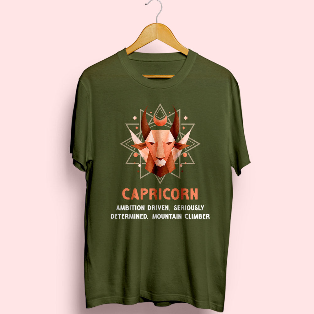 Capricorn Half Sleeve T-Shirt