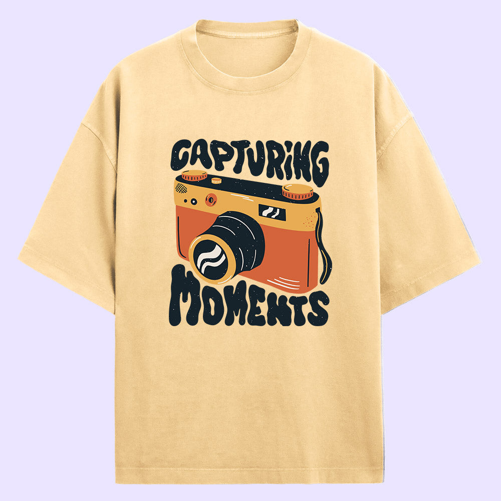 Capturing Moments (Front Print) Oversized T-Shirt