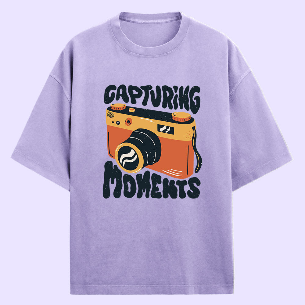 Capturing Moments (Front Print) Oversized T-Shirt
