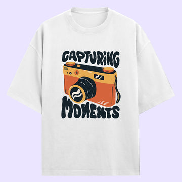 Capturing Moments (Front Print) Oversized T-Shirt