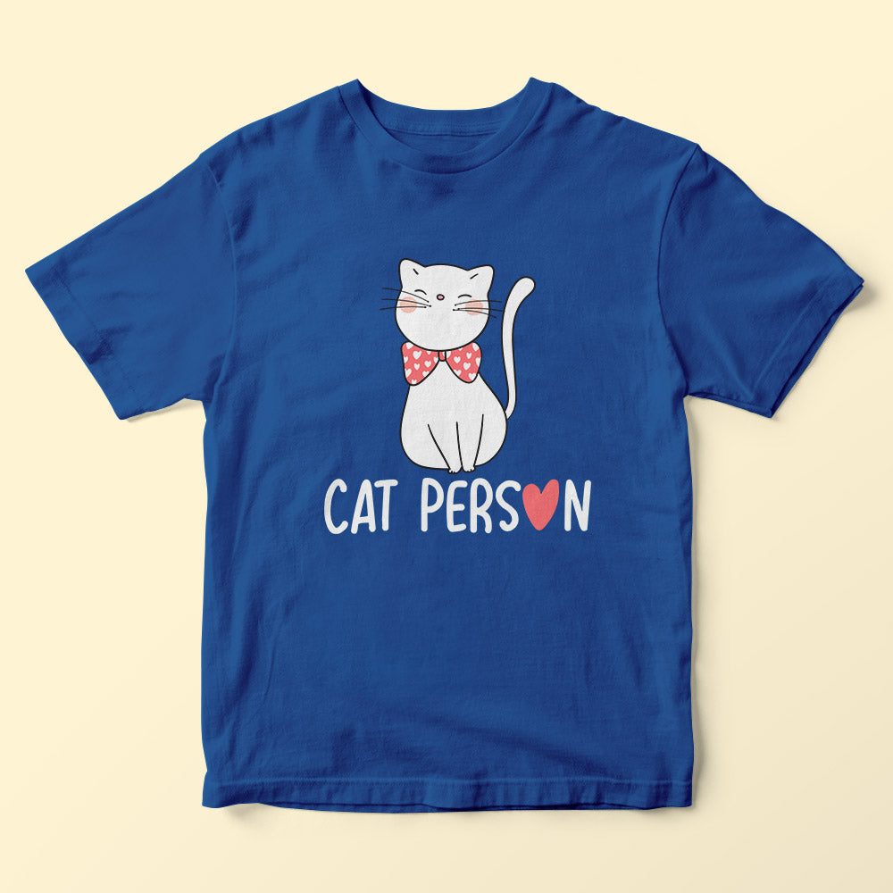 Cat Person Kids T-Shirt