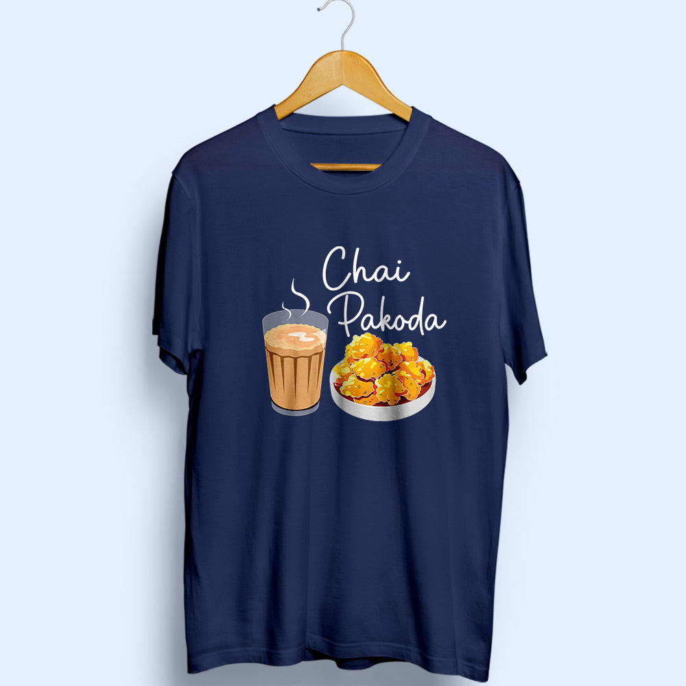 Chai Pakoda Half Sleeve T-Shirt - Soul & Peace