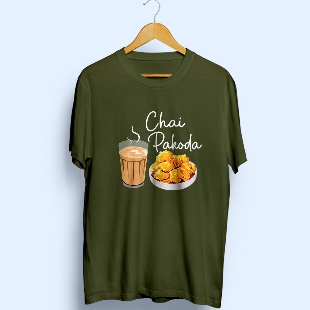 Chai Pakoda Half Sleeve T-Shirt - Soul & Peace