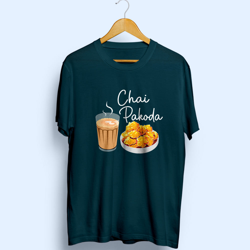 Chai Pakoda Half Sleeve T-Shirt - Soul & Peace