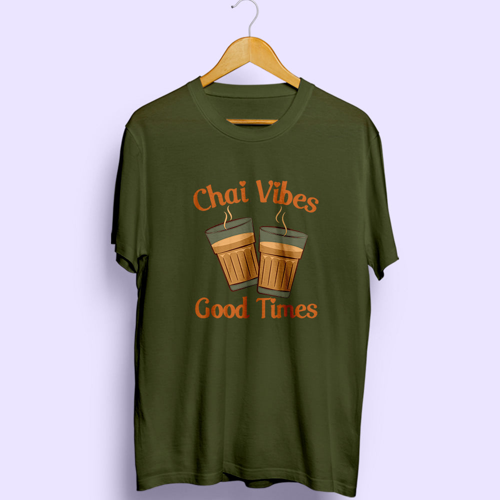 Chai Vibes Half Sleeve T-Shirt