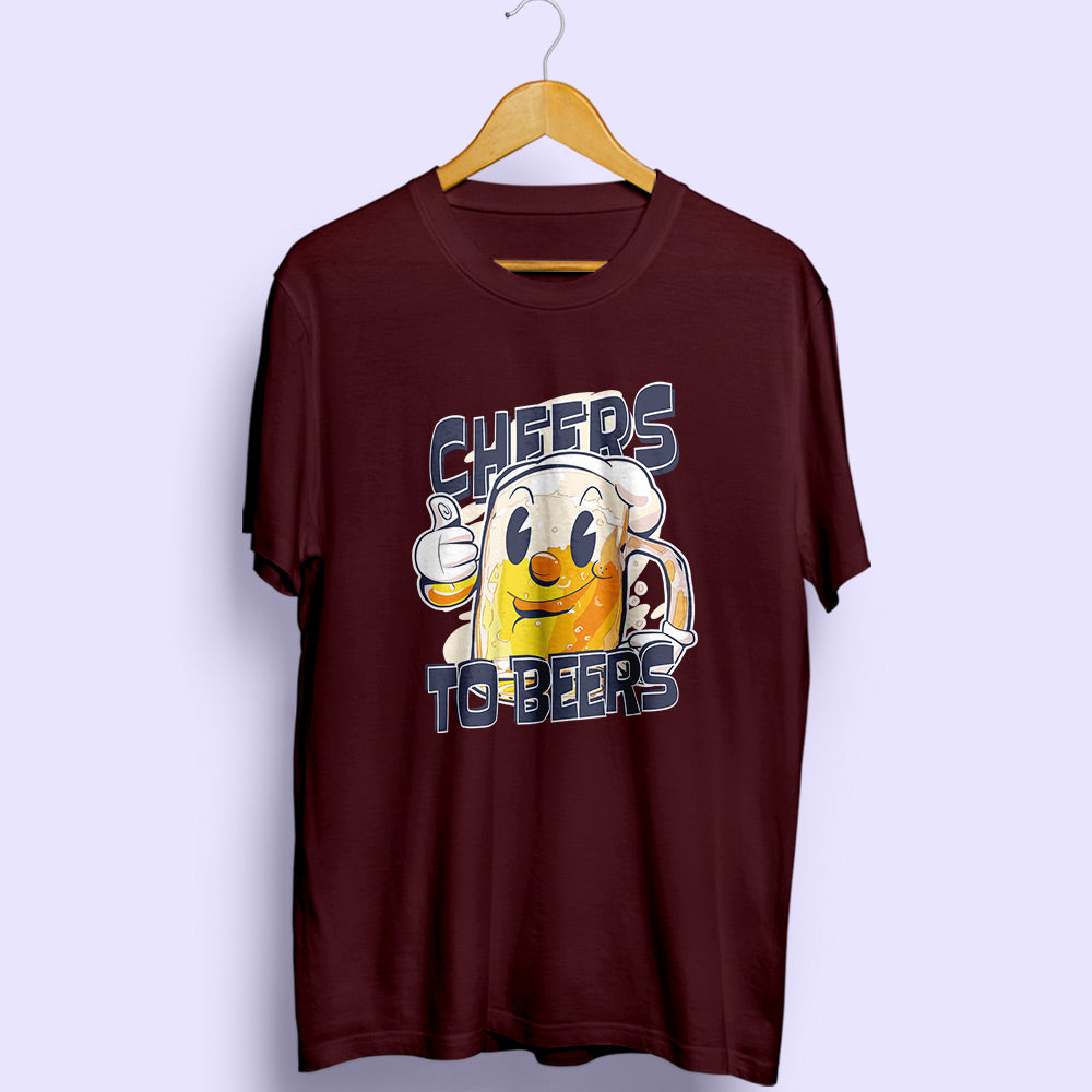 Cheers To Beers Half Sleeve T-Shirt
