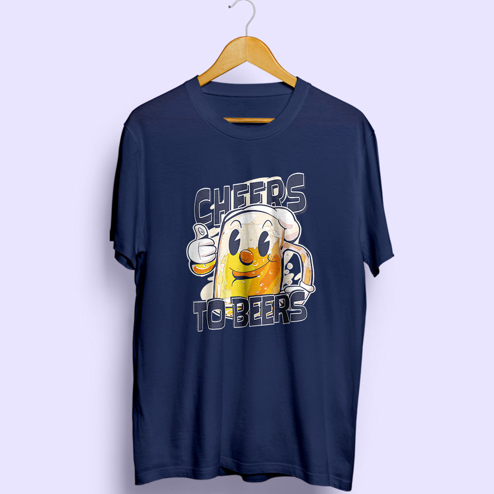 Cheers To Beers Half Sleeve T-Shirt
