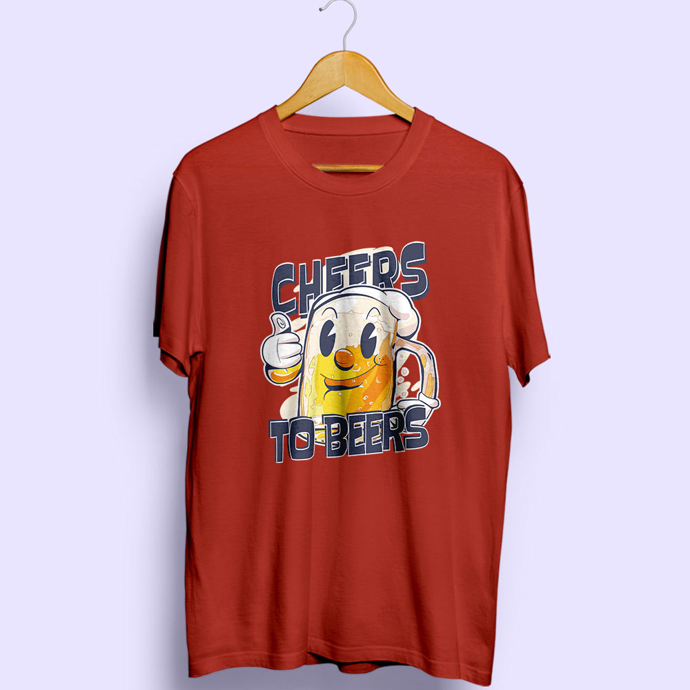 Cheers To Beers Half Sleeve T-Shirt