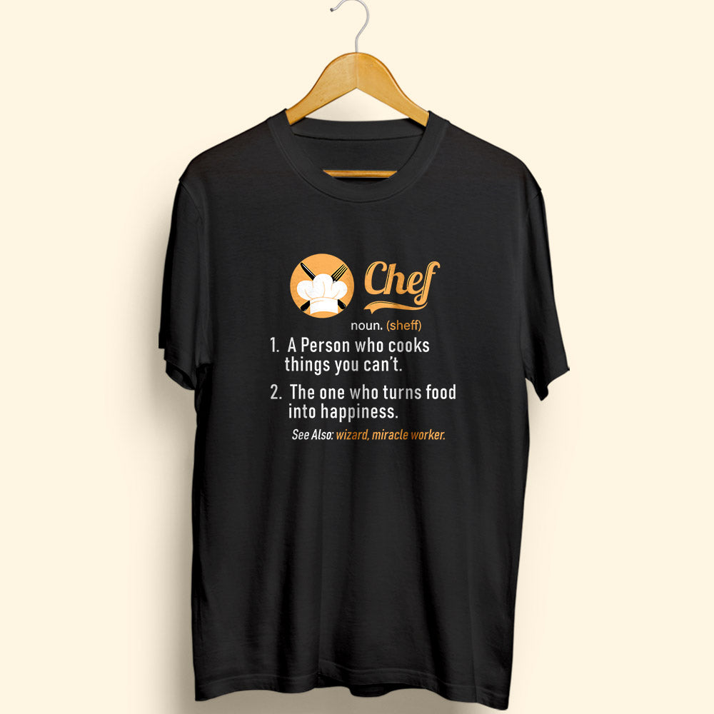 Chef Half Sleeve T-Shirt - Soul & Peace