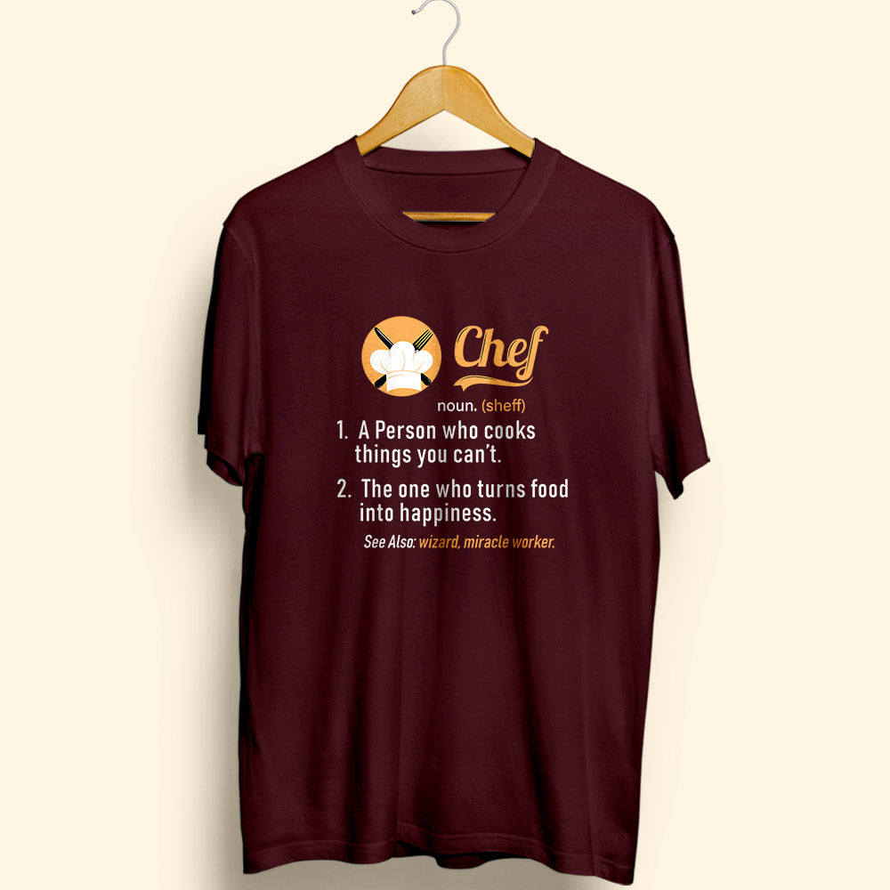 Chef Half Sleeve T-Shirt - Soul & Peace