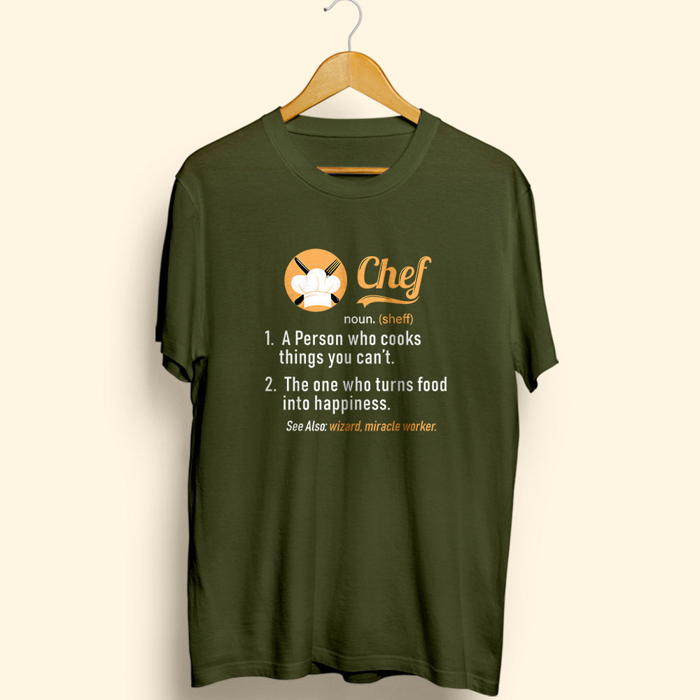 Chef Half Sleeve T-Shirt - Soul & Peace