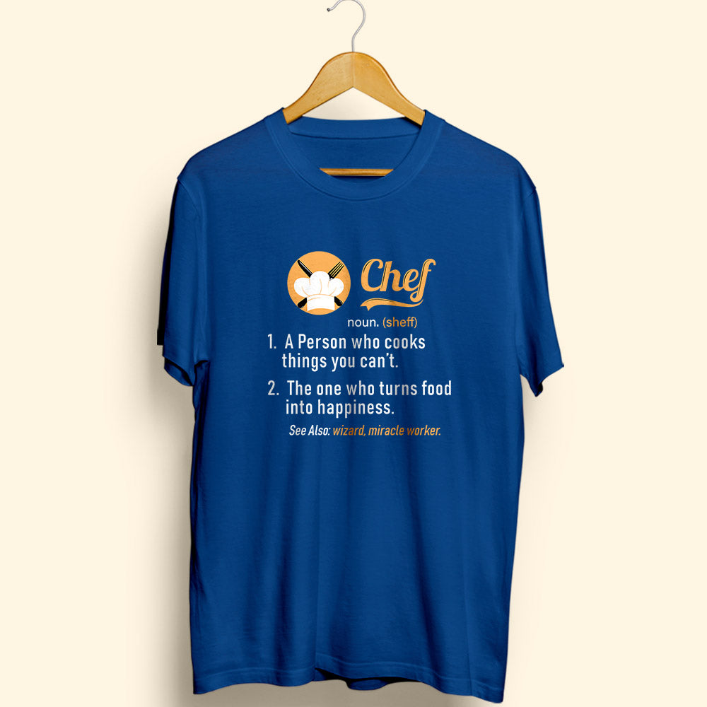 Chef Half Sleeve T-Shirt - Soul & Peace
