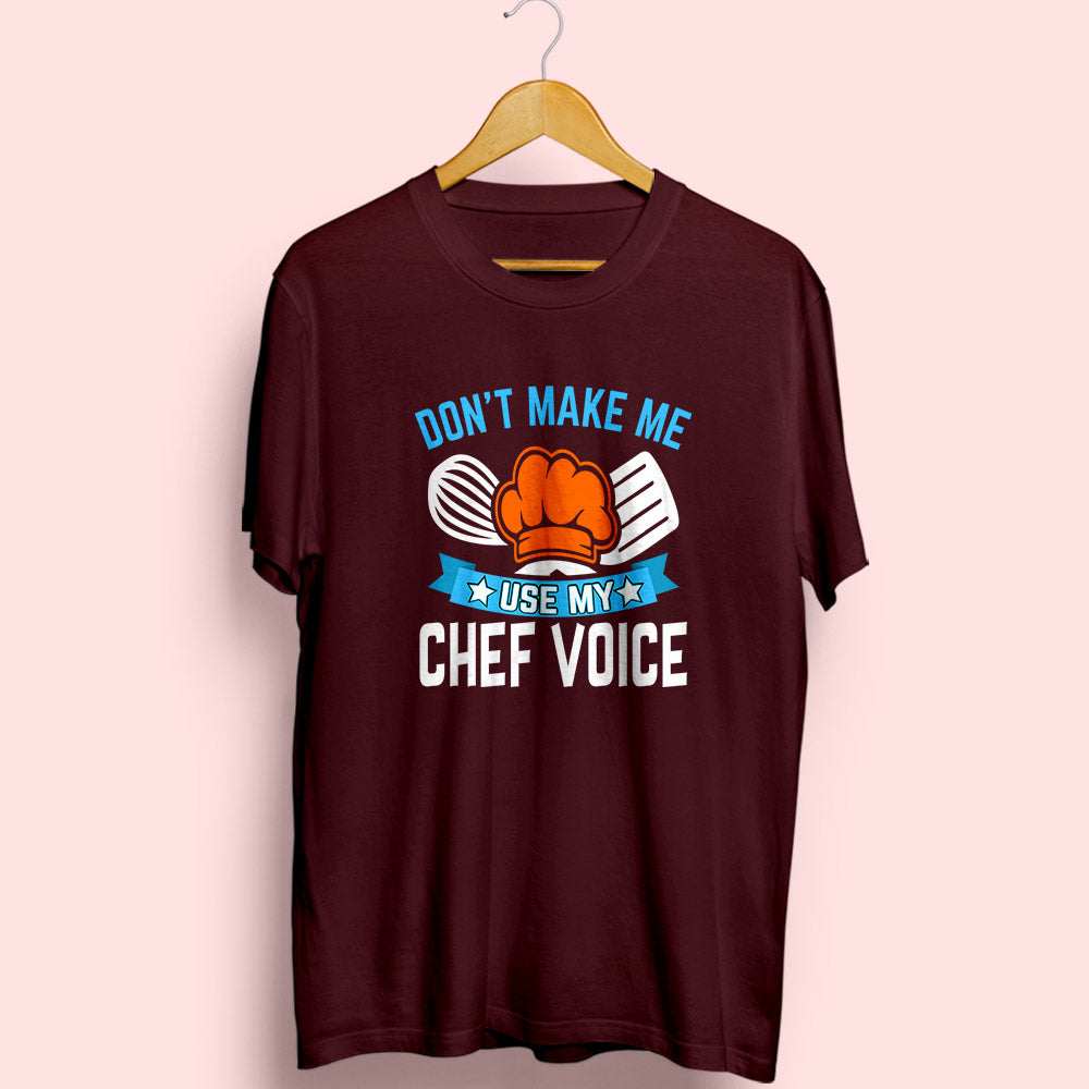 Chef Voice Half Sleeve T-Shirt - Soul & Peace