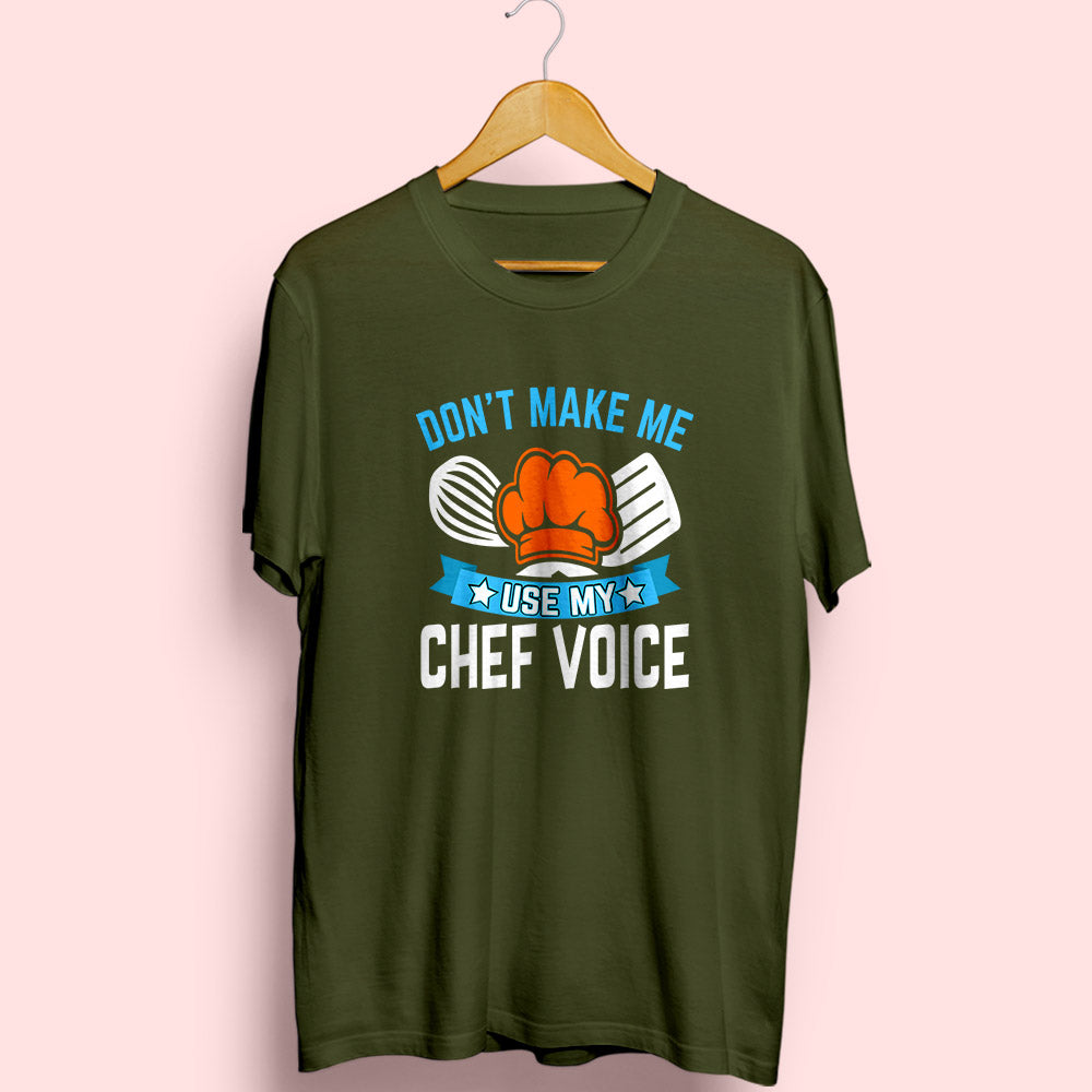Chef Voice Half Sleeve T-Shirt - Soul & Peace