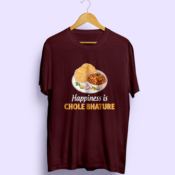 Chole Bhature Half Sleeve T-Shirt - Soul & Peace