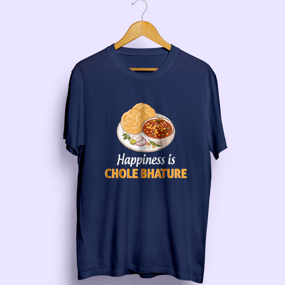 Chole Bhature Half Sleeve T-Shirt - Soul & Peace