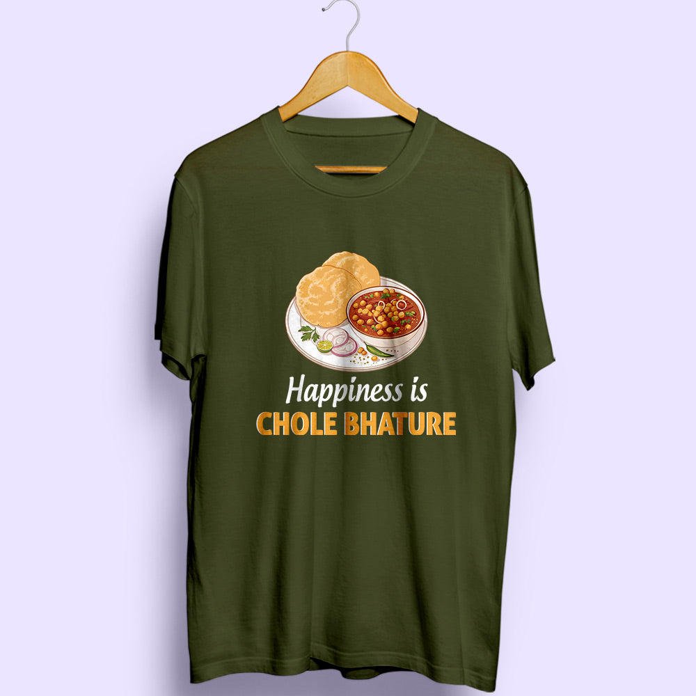 Chole Bhature Half Sleeve T-Shirt - Soul & Peace