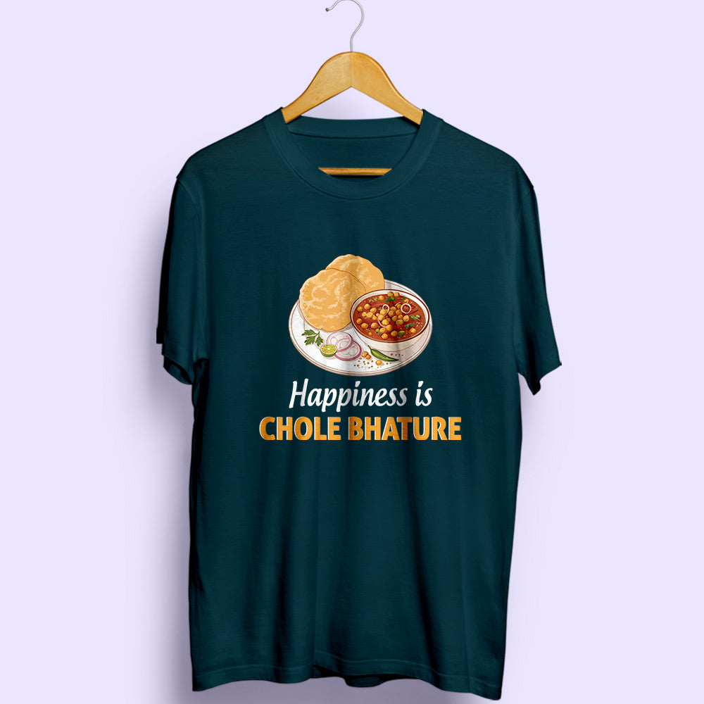 Chole Bhature Half Sleeve T-Shirt - Soul & Peace