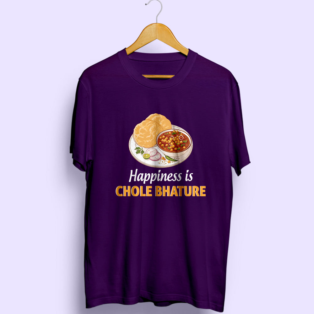 Chole Bhature Half Sleeve T-Shirt - Soul & Peace