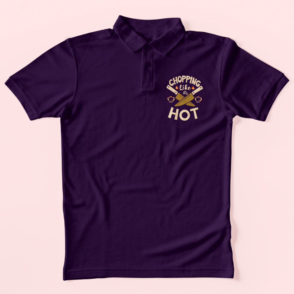 Chopping Like It's Hot Polo T-Shirt