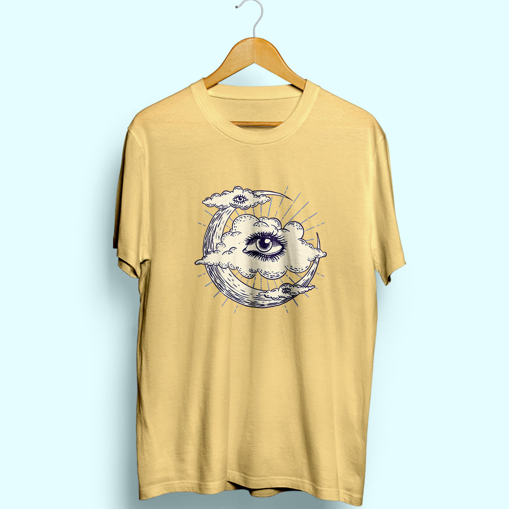 Cloud Eyes Half Sleeve T-Shirt