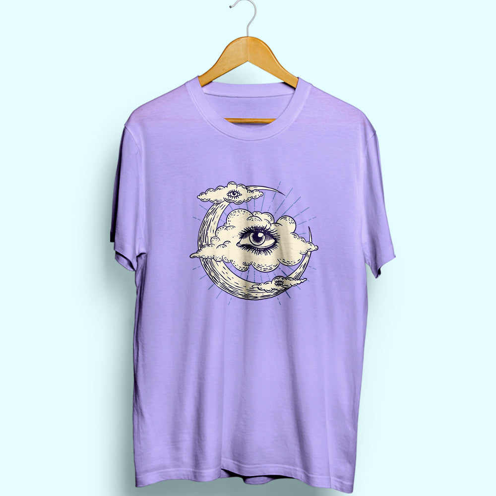 Cloud Eyes Half Sleeve T-Shirt