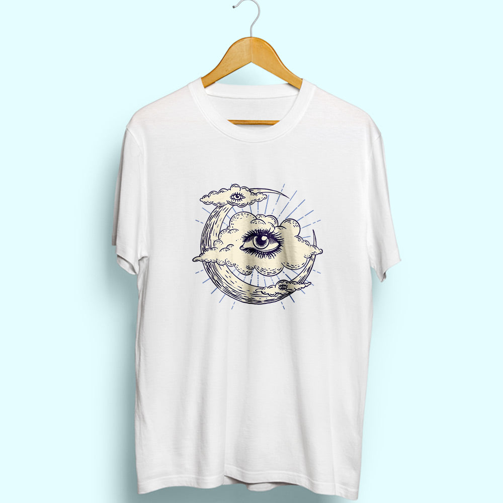 Cloud Eyes Half Sleeve T-Shirt