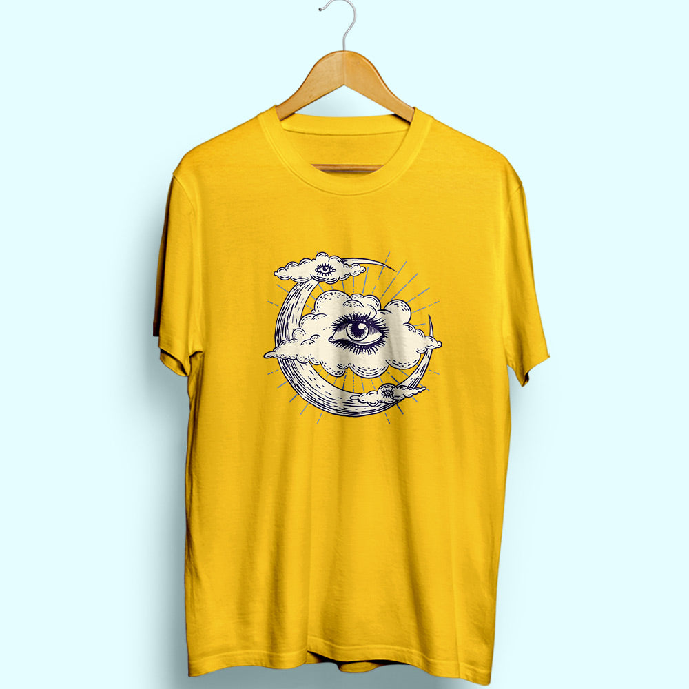 Cloud Eyes Half Sleeve T-Shirt