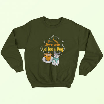 Coffee & Dog Sweatshirt