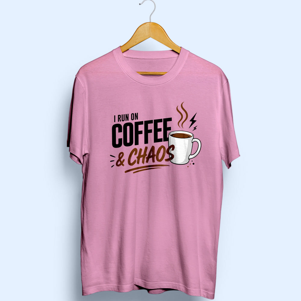 Coffee & Chaos Half Sleeve T-Shirt