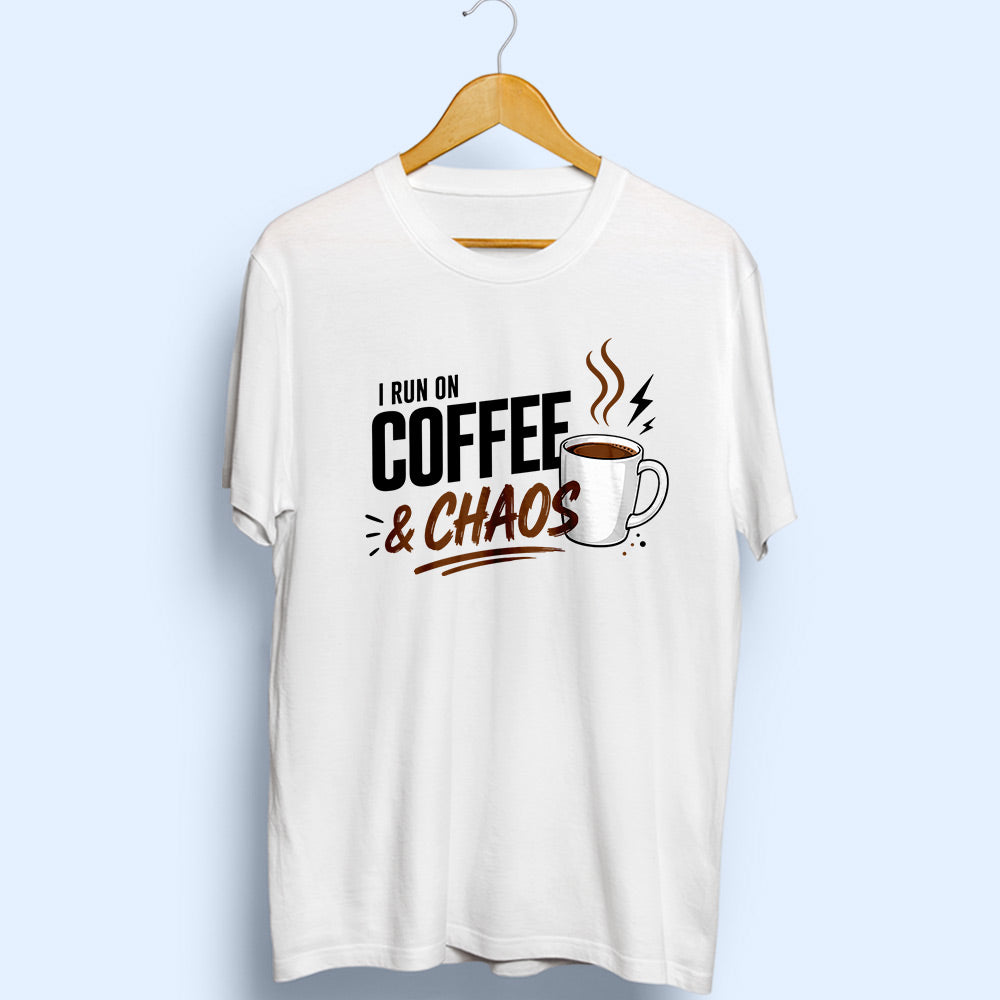 Coffee & Chaos Half Sleeve T-Shirt