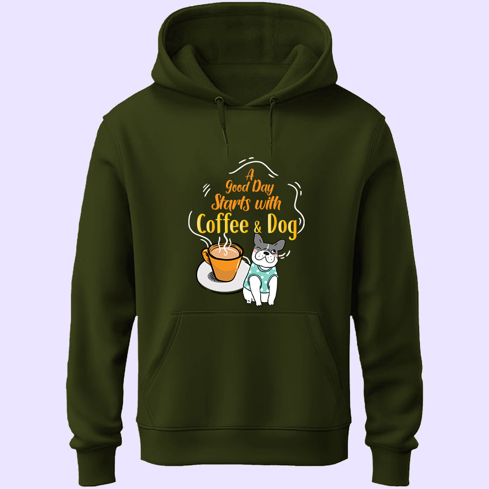 Coffee & Dog Unisex Hoodie