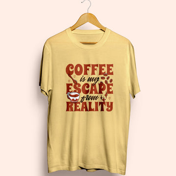 Coffee My Escape Half Sleeve T-Shirt