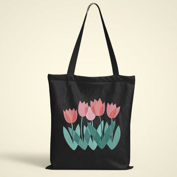 Colourful Tulips Tote Bag