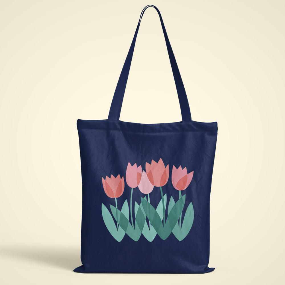 Colourful Tulips Tote Bag