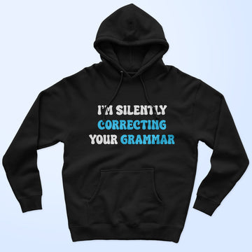 Correcting Grammar Unisex Hoodie