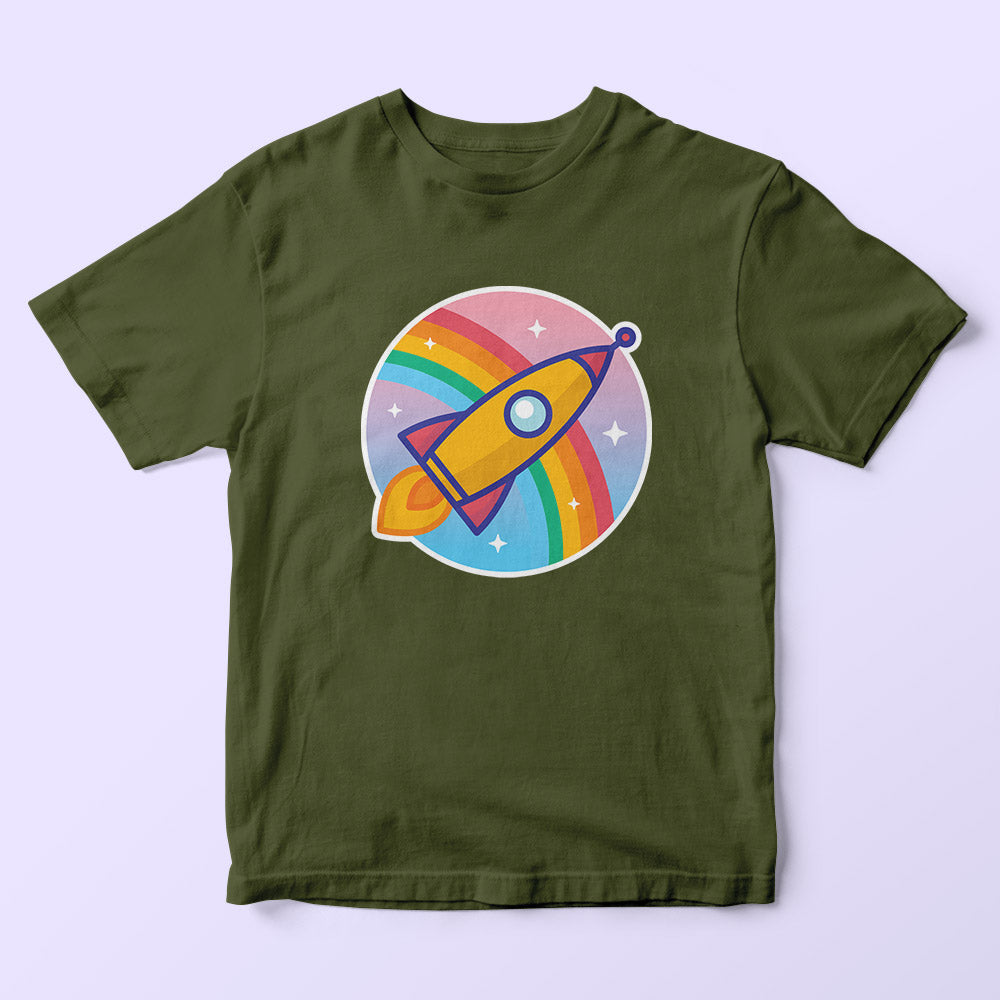 Colourful Rocket Kids T-Shirt