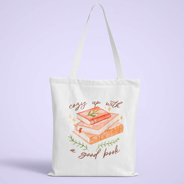 Cosy Up With A Good Book Tote Bag