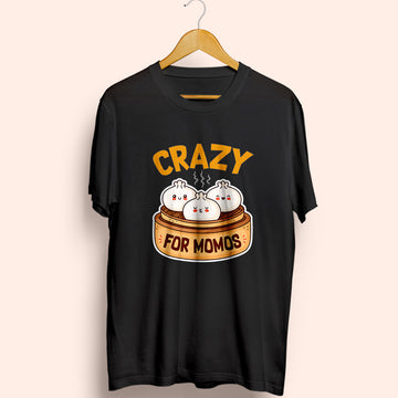 Crazy For Momos Half Sleeve T-Shirt