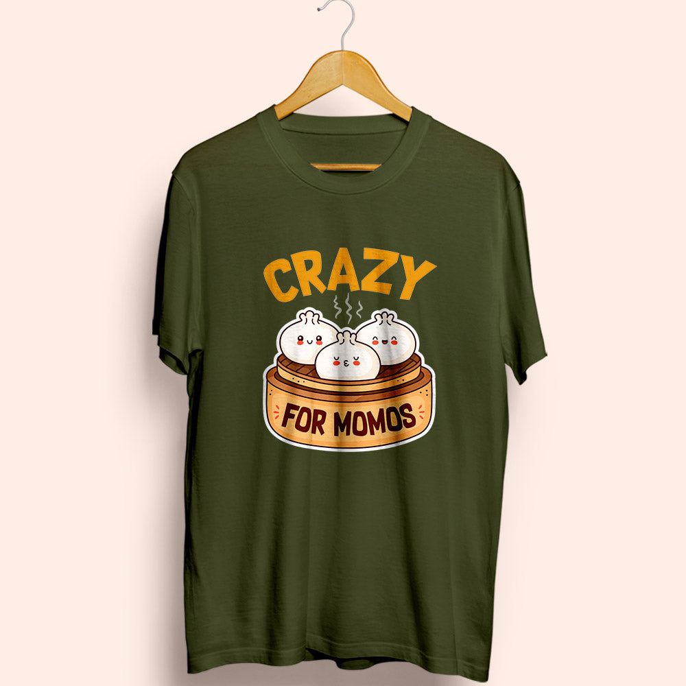 Crazy For Momos Half Sleeve T-Shirt