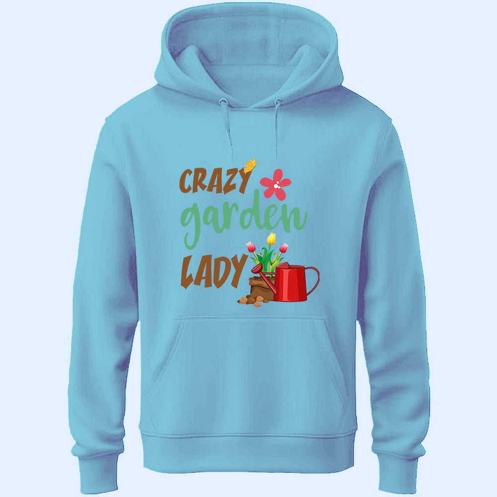 Crazy Garden Lady Unisex Hoodie