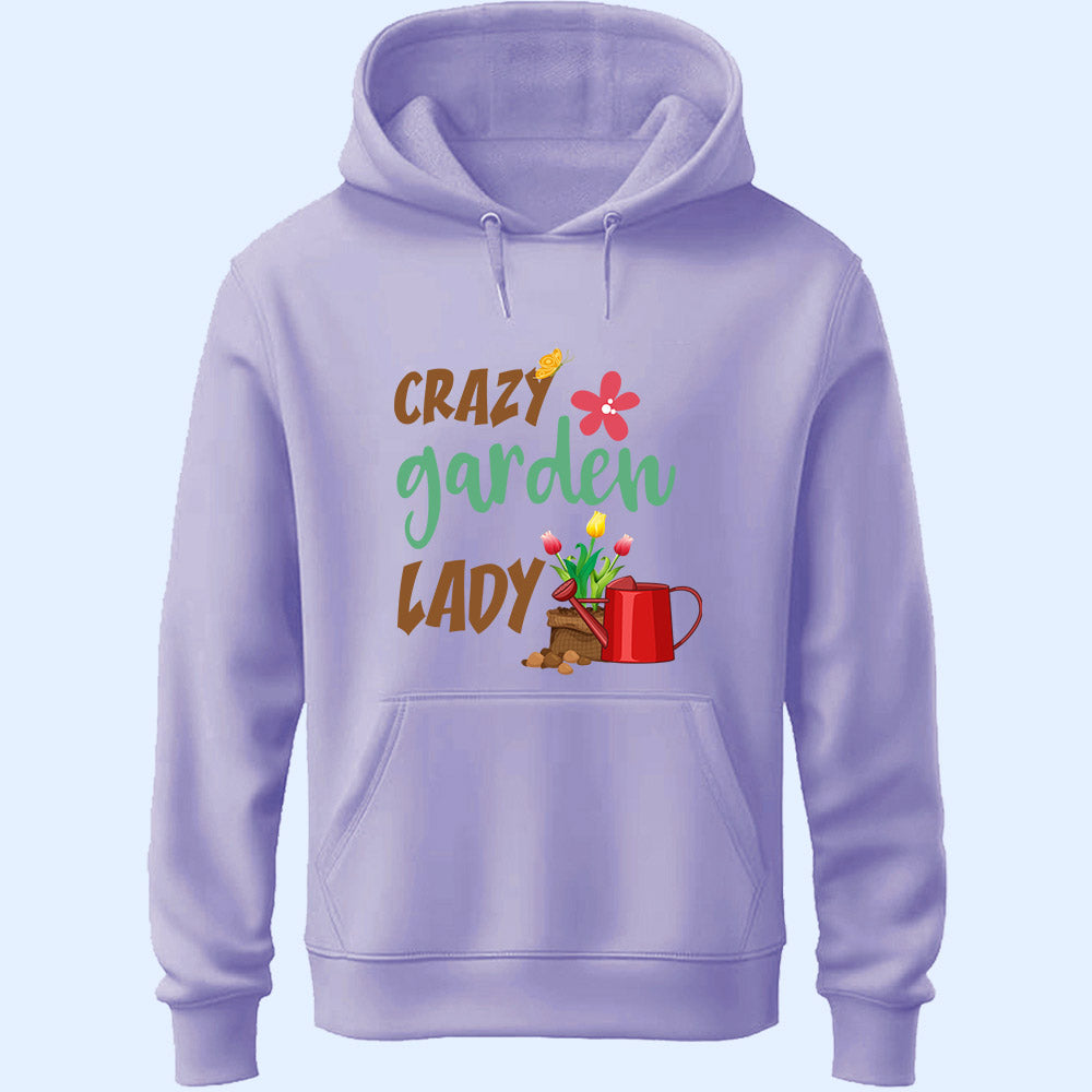 Crazy Garden Lady Unisex Hoodie